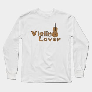 Violin Lover Long Sleeve T-Shirt